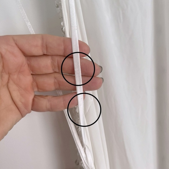 Retrofete Olivia Hand Beaded Sequin Halter Open Back Gown White NEW with tags - Picture 9 of 16